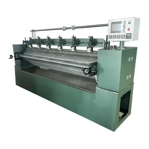 Customized Roller Embossing Toothpick Pleat Embossing Leather Plisse Machine For Non Woven Textile Fabric