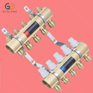 סעפת חימום תת רצפתי הידרונית מנחושת עם שסתום ניקוז אוטומטי 220V למערכת חימום תת רצפתי - Product Image 3