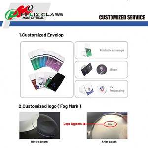 Lentes de Resina Óptica 1.56 de Alta Calidad OEM al por Mayor, Recubrimiento de Película Verde HMC, Lentes Transparentes para Gafas de Visión Sencilla - Product Image 2