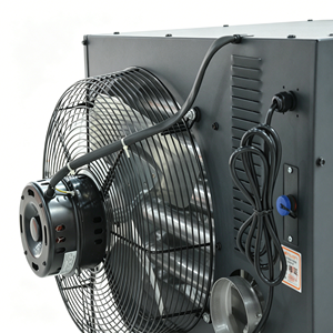 Calentador de Aire Forzado de Combustión Indirecta LNU50LPE/NGE con Ángulo Ajustable, 15-60KW, Acero Laminado en Frío de 0.8mm para Almacenes - Product Image 6
