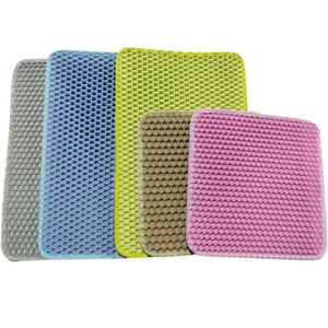 Double Layer Thickened EVA <b>Cat</b> <b>Litter</b> Mat Rectangle Washable Anti Slip Design For <b>Cat</b> <b>Litter</b> Box <b>Cat</b> Supplies - Product Image 2