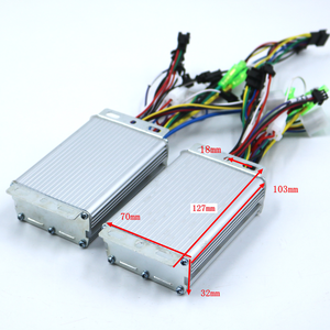 Controlador de velocidad sin escobillas para bicicleta eléctrica BLDC, controlador de Doble accionamiento de 36V/48V y 350W, con pantalla LCD, 1 Juego, 2 unidades - Product Image 2