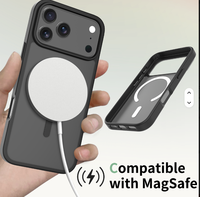 Coque de protection translucide antichoc en PC avec sensation de peau pour iPhone 17 18 Pro Max