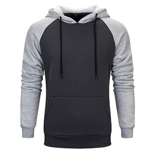 Sweat à capuche polaire d'hiver pour homme de qualité supérieure, manches raglan unies, brodé, anti-boulochage et coupe-vent, prix de gros - Product Image 4