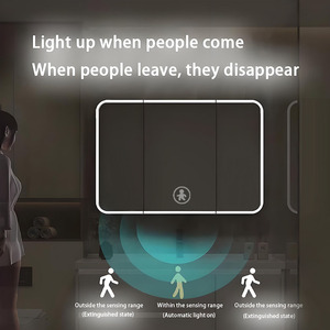 Bán buôn DC12V <span class=keywords><strong>24V</strong></span> 5A Radar cơ thể con người cảm biến chuyển động chuyển đổi điều khiển tự động dẫn ánh sáng cho tắm gương - Product Image 6