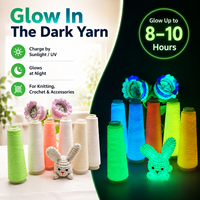 Fil à tricoter lumineux pour amigurumi, vêtements de rave, fêtes sous lumière noire et artisanat – Fabricant en gros de fil lumineux