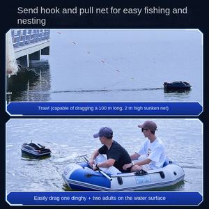 Professional <strong>Large</strong> Bait Boat GPS Remote Control Durable Plastic Construction 500m Control Features Voice <strong>Command</strong> <strong>Hook</strong> Delivery - Product Image 4