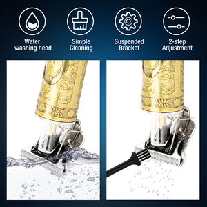 Cortadora de Pelo Inalámbrica Recargable PRITECH con Cuchilla Zero-Cut, Carga USB, Recortadora Eléctrica de Acero Inoxidable Personalizada, <span class=keywords><strong>3</strong></span> Horas de Duración - Product Image 4