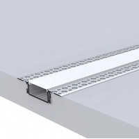 Dissipateur de chaleur Chine 3M Nez d'escalier Profil LED en aluminium pour le plâtrage mural pour bande lumineuse LED