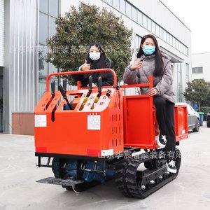 Tractor Agrícola Todoterreno con Orugas para Huertos y Montaña, Pequeño, Cuatro Ruedas, Tipo Climbing King, con Volquete - Product Image 3