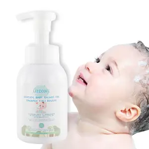 LIIZONE Baby Body Care Wash Shower And Shampoo 2 In 1 Foaming Soap For Baby Skin Floral Fragrance Foam Type 0 Months And Up