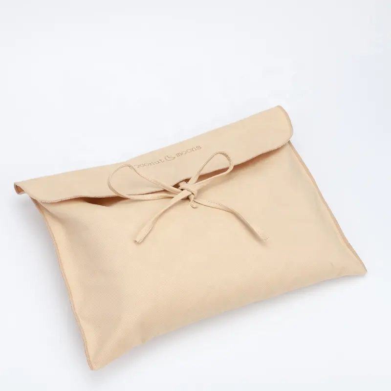 Custom Logo Printed Underwear Packaging Envelope Bag Cotton Lingerie Bag