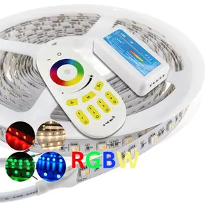 4 אזור WIFI גמיש RGB + לבן רב אזור קשת צבע אלחוטי מרחוק 2.4G RF RGBW LED בקר