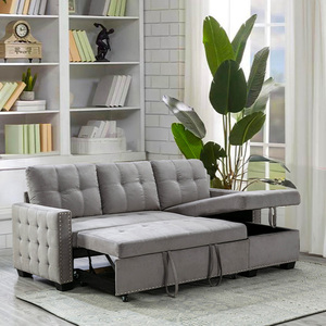 Canapé-lit Frank Furniture pour salon, le plus populaire, confortable, avec rangement, en forme de L, sectionnel d'angle - Product Image 3