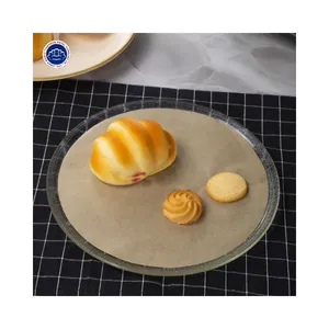 Fogli di Carta Forno Rotondi Pretagliati Antiaderenti in Silicone <span class=keywords><strong>per</strong></span> <span class=keywords><strong>Teglie</strong></span> da Forno, Pizza e Cestelli <span class=keywords><strong>per</strong></span> Friggitrice ad Aria - Product Image 2
