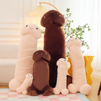 Coussin en peluche long et mignon en forme de nouveauté, en mousse super douce et garnie de cristaux, cadeau idéal pour la Saint-Valentin, pour adultes Oronora