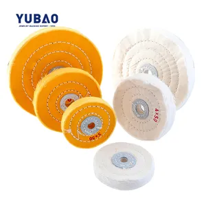 Chất lượng cao Công cụ đồ trang sức màu vàng trắng Buffing bánh xe Buffing Wheel sản xuất bông Buffing Wheel