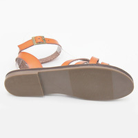 Sandales pour femmes Sandalias Mujer Sandales pour femmes et dames africaines Logo personnalisé de créateur Luxe semelle TPR PU cuir