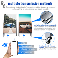 Écran publicitaire LED intérieur multi-pixels RX, taille personnalisable, Gob + IP65 étanche, mobile, couleur intégrale, garantie 5 ans, pour centres commerciaux