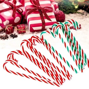 Nuove Decorazioni Natalizie in Stile Europeo e Americano, Ornamenti per <span class=keywords><strong>Albero</strong></span> <span class=keywords><strong>di</strong></span> <span class=keywords><strong>Natale</strong></span> in Plastica, Sacchi <span class=keywords><strong>di</strong></span> Babbo <span class=keywords><strong>Natale</strong></span>, Bastoncini <span class=keywords><strong>di</strong></span> Zucchero Rossi e Bianchi - Product Image 3