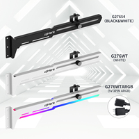Support de carte graphique universel réglable avec rail coulissant ARGB G276 upHere, support anti-affaissement, vente en gros, OEM personnalisé pour boîtier PC