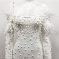 Robes blanches de luxe sexy pour femmes robe de fête d'anniversaire formelle longue pour femmes robes de bal de soirée élégantes pour femmes vente en gros
