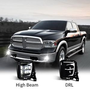 Luces antiniebla LED de parachoques de 36W con lámpara de conducción de lente transparente halo DRL para Dodge Ram 1500 Pickup 2013 2014 2015 2016 2017 - Product Image 1