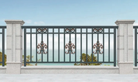 LESSO Garde-corps décoratif de luxe en acier inoxydable, clôture ornementale, balustrades modernes pour balcon de villa et jardin