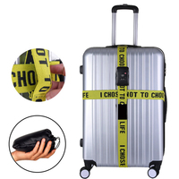 Amazon Heißer Verkauf TSA Schloss Travel Gepäck Befestigen Gürtel Elastische Spandex Koffer Kreuz Gürtel Strap