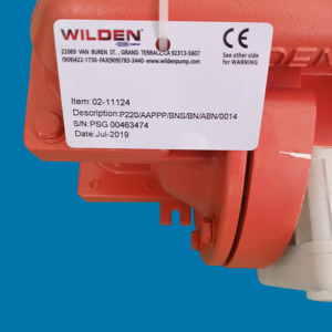 ปั๊มไดอะแฟรมคู่แบบใช้ลมอลูมิเนียม Wilden รุ่น P220 พร้อมไดอะแฟรมและลูกบอล Buna-N ปั๊มลม Wilden รุ่น P220/AAPPP/BNS/BN/ - Product Image 6