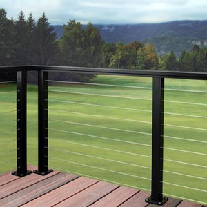 Balustrade <span class=keywords><strong>de</strong></span> sécurité moderne pour <span class=keywords><strong>balcon</strong></span> <span class=keywords><strong>en</strong></span> acier inoxydable et <span class=keywords><strong>bois</strong></span> pour hôtel - Product Image 1