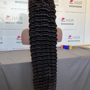 Peluca frontal de cabello brasileño de onda profunda de 30-40 pulgadas, pelucas largas de cabello Remy de 36 pulgadas con 180% de densidad, listas para enviar, envío rápido - Product Image 3