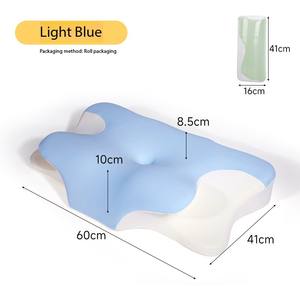 Dernière conception <span class=keywords><strong>de</strong></span> la <span class=keywords><strong>forme</strong></span> <span class=keywords><strong>de</strong></span> papillon Ménage <span class=keywords><strong>Ergonomique</strong></span> Utilisé pour soulager la douleur cervicale Coussin <span class=keywords><strong>de</strong></span> lit <span class=keywords><strong>Oreiller</strong></span> en mousse <span class=keywords><strong>à</strong></span> <span class=keywords><strong>mémoire</strong></span> - Product Image 5