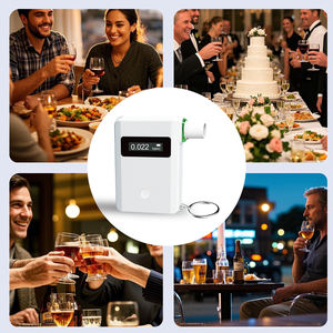 परीक्षण के लिए सांस अल्कोहल के लिए स्मार्ट पोर्टेबल डिजिटल लुलुअलज़र कीचेन गैस विश्लेषक - Product Image 6