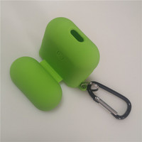 Étui pour écouteurs 2 en 1 en silicone TPU pour AirPod 2 avec porte-clés, housse de protection durable