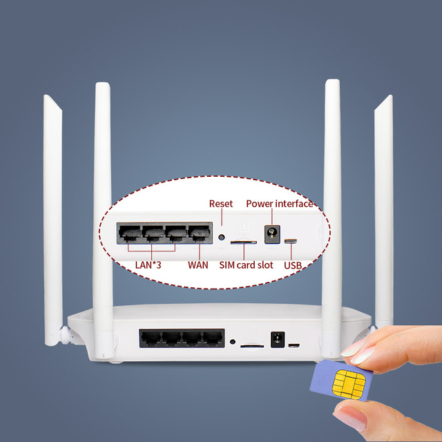 ST Best 4G Lte Wifi Router Mini Wifi Router With Sim Slot Vpn Enabled Cpe Type 300Mbps Lan Data Rate for Home Use Data Firewall