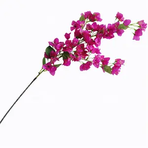 Grosir bunga sutra bugenvil buatan gantung merah putih merah muda buket bunga A cabang untuk dekorasi rumah pernikahan Taman