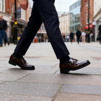 Chaussures Habillées Homme Professionnelles et de Bureau en PU Léger Antidérapantes à Enfiler, Vente en Gros d'Usine Économique