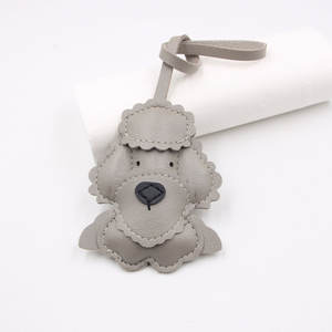 Llavero de Cuero PU con Forma de Perrito, 13 Colores, Colgante para Bolso, Mini Bolso Vintage, Accesorio para el Regreso a Clases, Duradero - Product Image 4