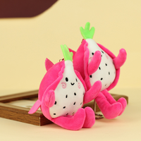 Groothandel Schattige Draak Fruit Pluche Sleutelhanger Knuffel Beeldje Pop Op Maat Creatieve Knuffels Knuffel Voor Cadeau
