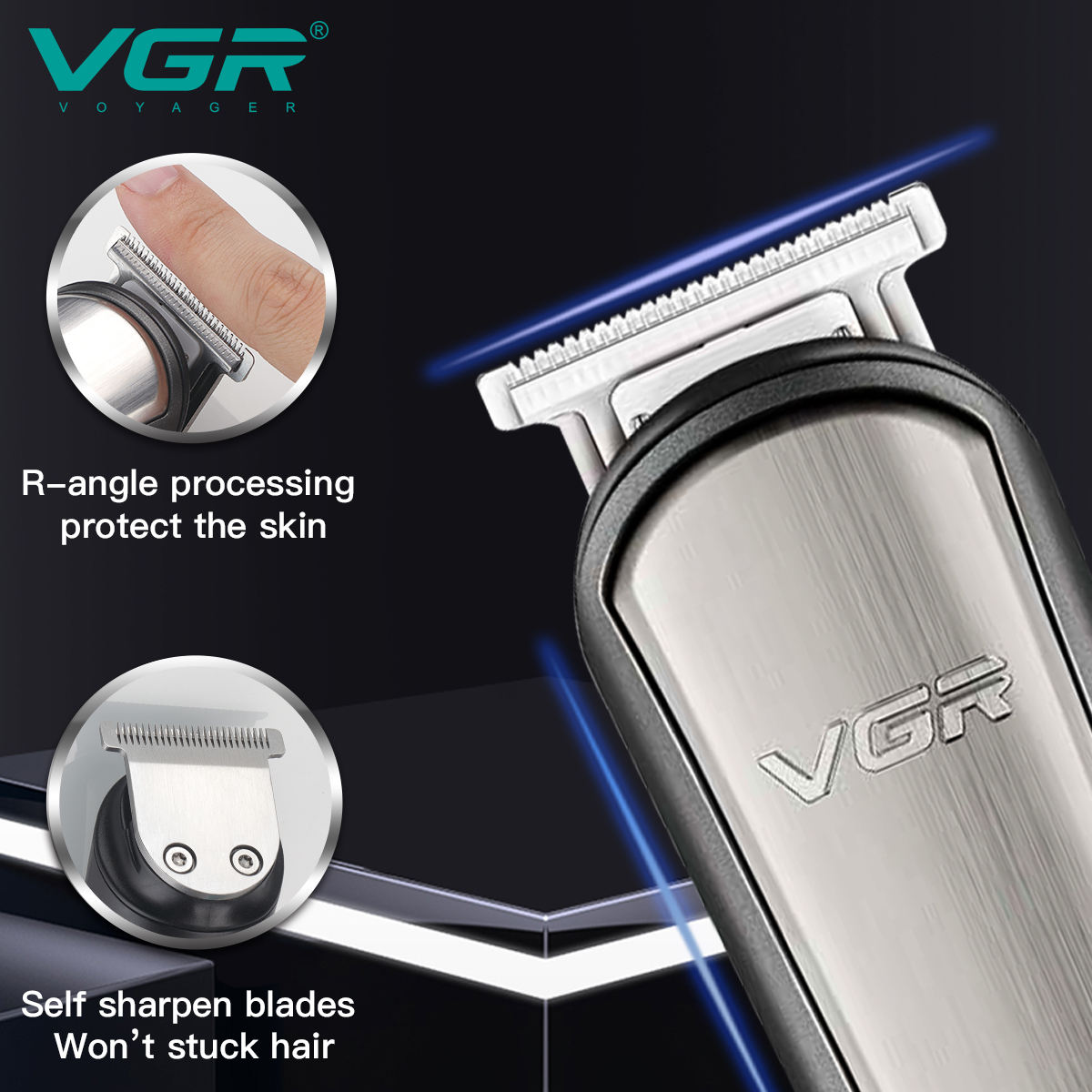 VGR V-105 Professional Men's Grooming Kit - 5 in 1 Beard Trimmer