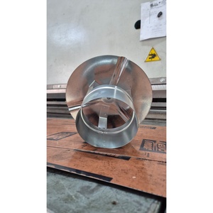 Tapa de chimenea de acero galvanizado tipo inserto, cubierta fija para chimeneas de techo - Product Image 3