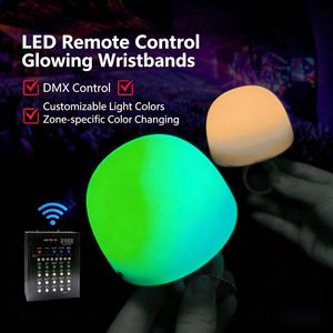 Anneaux lumineux LED personnalisés avec logo, vente en gros directe usine, pour cadeaux promotionnels, fêtes, événements d'entreprise - Product Image 4