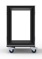 Rack Flight Case 16U Foam Shockmount Amplifier Rack Flight Case Shock Proof