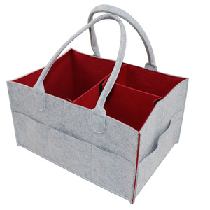 กระเป๋าผ้าอ้อม Hongtong ขนาด 34x24x18 ซม. กระเป๋าเก็บของสำหรับคุณแม่แบบมีหลายช่องพร้อมหูหิ้วสำหรับของใช้จำเป็นของลูกน้อย - Product Image 3