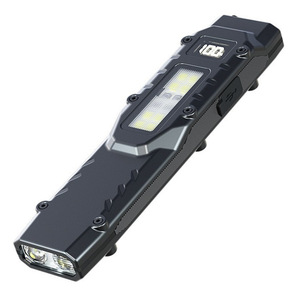 ไฟฉาย LED แบบพกพาบางเฉียบพร้อมจอแสดงผลดิจิตอลและคลิปหนีบปากกาแบตเตอรี่แบบชาร์จไฟได้ 1000 มิลลิแอมป์ไฟฉายยุทธวิธีกลางแจ้ง - Product Image 1