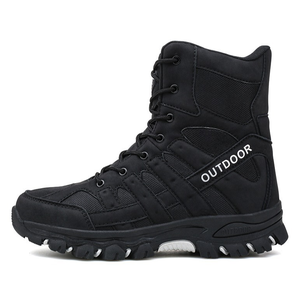 DFA05 Stock Asiaon Heavy Duty <b>Hiking</b> Camping Mountaineer Climbing CP Camouflage Tactical Long <b>Boots</b> - Product Image 1