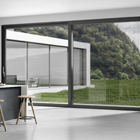 Ventana Corredera Moderna de PVC UPVC Resistente a Huracanes, Doble Vidrio Templado, Marco de Vinilo Anti-UV, Personalizable, Amplia, con Certificación Energy Star
