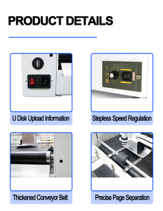 Hot Sale Automatic Paper <strong>Folding</strong> <strong>Machine</strong> A3 Size Paper Leaflets Flyers <strong>Folding</strong> <strong>Machine</strong> With Factory Price - Product Image 4