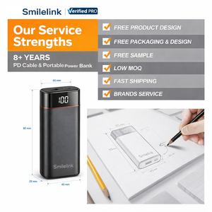 แบตสำรองแม่เหล็กไร้สายแบบบางเฉียบ5000มิลลิแอมป์แบตสำรอง PD20w แม่เหล็กชาร์จเร็<span class=keywords><strong>ว</strong></span>พร้อมไฟ LED - Product Image 3